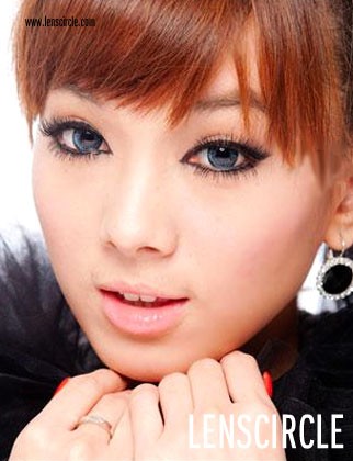 blue super nudy circle contact lenses